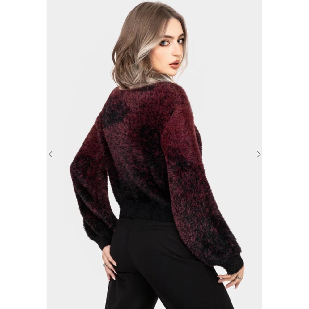 DISTURBIA Maple Tie Dye Ombre knit sweater - Picture 4 of 10